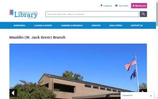 Mauldin Library | W. Jack Greer Branch website