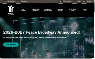 Peace Center Concert Hall website