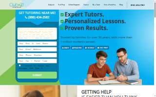 Club Z! In-Home Tutoring of Greenville website