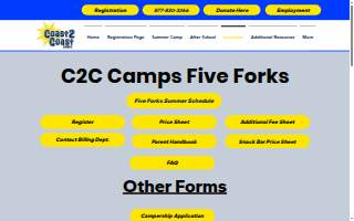 Coast 2 Coast Camps of Five Forks/ Greer website