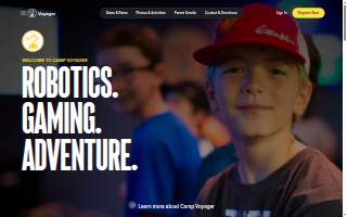 Camp Voyager website