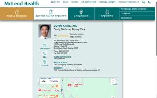John Karl, Md website