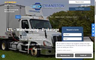 Cranston Trucking Co website