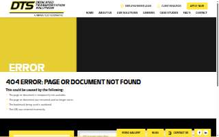Dedicated Transportation Solutions website