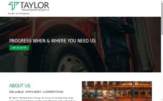 Taylor Transportation Group website