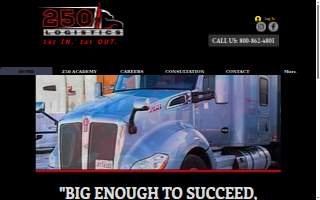 250 Logistics website