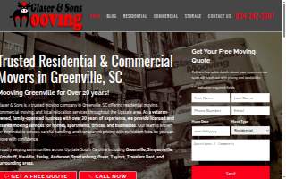 Glaser & Sons Mooving website