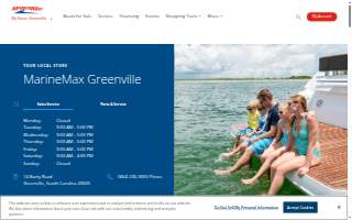 MarineMax Greenville website