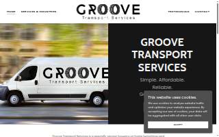 Groove Transport Services website