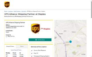 UPS Alliance Shipping Partner of Greenville website