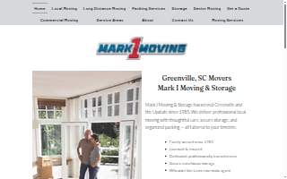 Mark 1 Moving & Storage, Inc. website