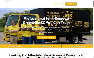 JRS Junk Hauling website