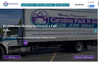 Carolina Pack N Go website