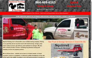 Squirrel Towing, LLC website