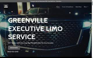 Greenville Executive Limo Service "GVL Limo" website
