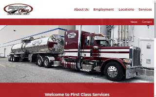 First Class Services website