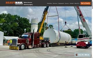 Heavy Haul Solutions website