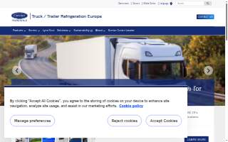 Carrier Transicold of Greenville website