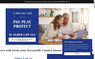 SC Elder Law, LLC website