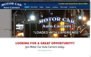 Motor Car Auto Carriers website