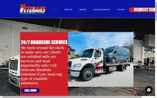 Veterans Roadside Solutions website