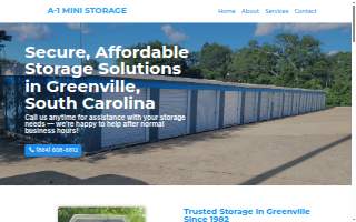 A-1 Mini Storage website