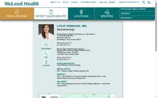 Lacie Edmison, Md website