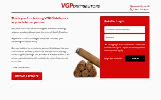 VGP Distributors Inc website