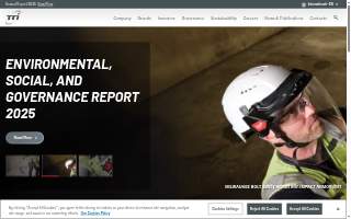 TTI Wellford Distribution Center website