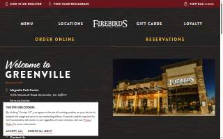 Firebirds Wood Fired Grill of Greenville website