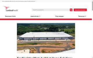 Swisslog-Cardinal Health website