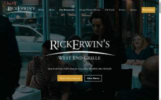 Rick Erwin's West End Grille website