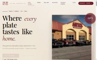 Carolina Fine Foods website