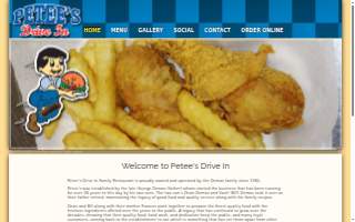Petee's Drive In website