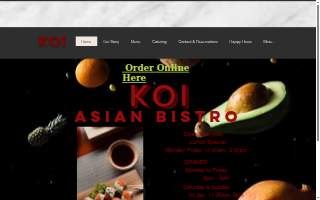 KOI ASIAN BISTRO & Sushi website
