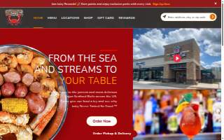 The Juicy Crab Greenville website