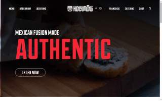 Holy Mōlli Mexican Fusion website