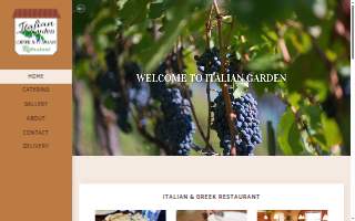 Italian Garden Restaurant website