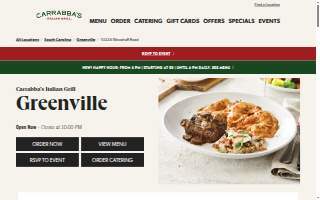 Carrabba's Italian Grill of Greenville website