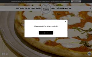 Tito's Restaurant Pizzeria website