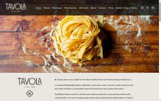 Tavola Italian website