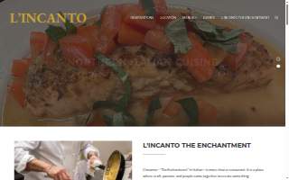 L'Incanto website