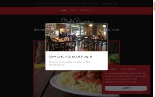 DellaVentura Pizzeria website
