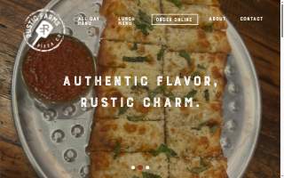 Rustic Farms Pizza Co. website