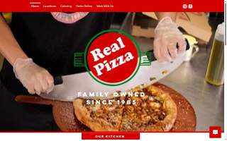 Real Pizza website