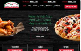 Michaelangelo's of Greenville website