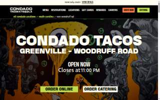 Condado Tacos website