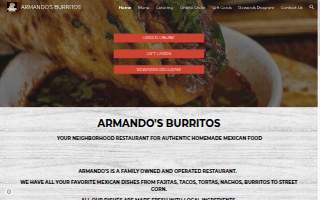 Armando's Burritos Burromobile website