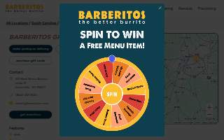 Barberitos of Greenville website