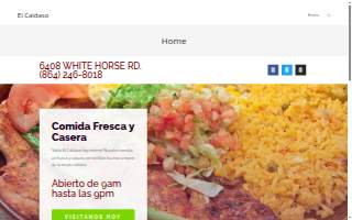 El Caldaso Taqueria website